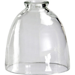 Paralume vetro soffiato campanella - Transparent | 15x17