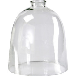 Paralume vetro soffiato campanella - Transparent | 21x25