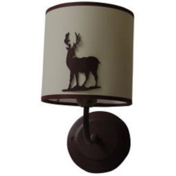 Applique allos rouille - Cerf