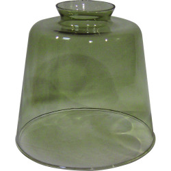 Abat jour verre soufflé aurore - Gris | 15x15