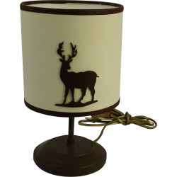 Allos rust table lamp - Cerf | 15x27