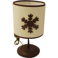 Allos rust table lamp - Flocon | 15x27