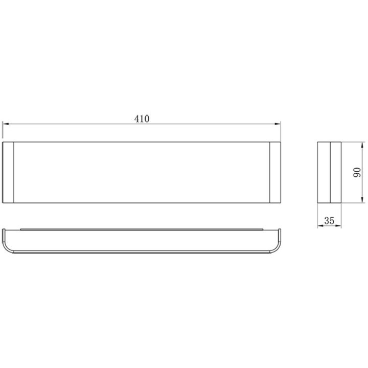 Applique rettangolare Egeo