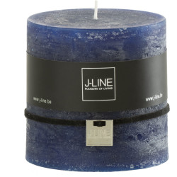 Dark blue cylindrical candle - 10x10