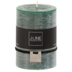 Cylindrical candle 7x10cm - Vert sapin