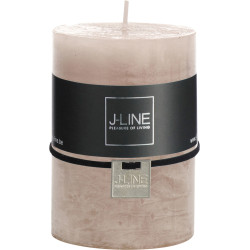 Cylindrical candle 7x10cm - Sable