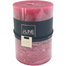 Cylindrical candle 7x10cm - Fuchsia