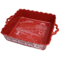 Pirofila Rossa Tartiflette - 38x7.5x32