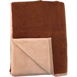 Telo da doccia Twist - Caramel/rose
