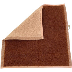Asciugamano ospiti Twist - Caramel/rose