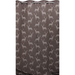 Saas Fee curtain - Brown