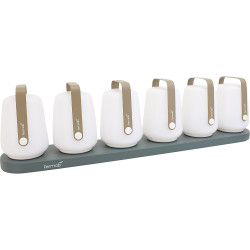 Set de 6 lampes balad 12 cm avec chargeur - Muscade