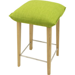 Tabouret de bar soda - Hip hop lime | 42x65x40 | Chene e17
