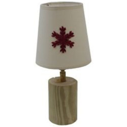 Lampada Fiocco di Neve - Blanc flocon rouge