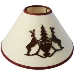 Table lampshade Heart deer fir - 20x13 | Conique
