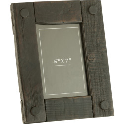 Cadre photo vieux bois - 21.5x26.5x2.5