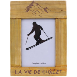 Cadre photo la vie de chalet - Montagnes | 20x27x2
