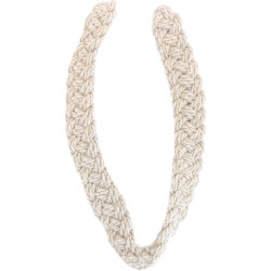 Rope curtain tieback large xl - Creme