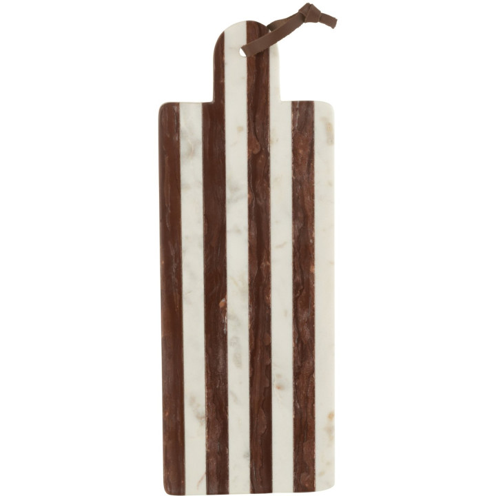 Striped marble decorative board