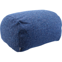 Pouf mezzaluna da esterno - Bleu foncé/turquoise