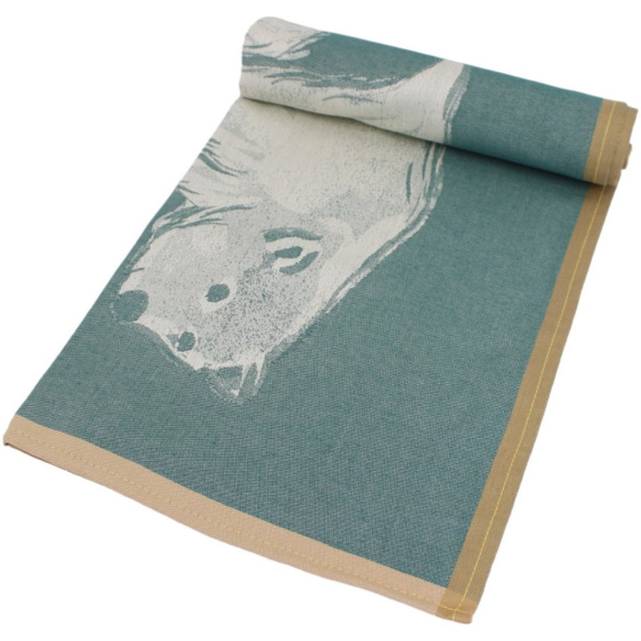 Spitzberg bear jacquard tea towel
