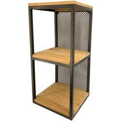 Modulo pensile in rovere e metallo - 35x80x30 | Vertical