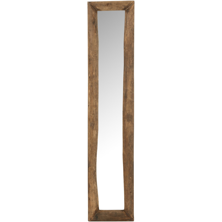 Miroir mural slim bois