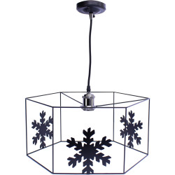 Lampada a sospensione Sexta Flocon - Black