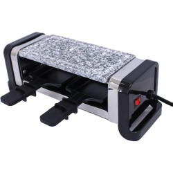 Petit appareil raclette/pierre - Noir