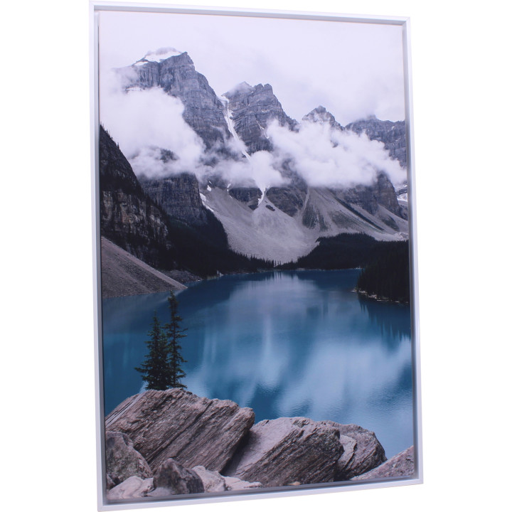 Quadro lago con cornice