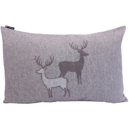 Brown stag couple cushion