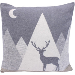 Mountains/stag cushion