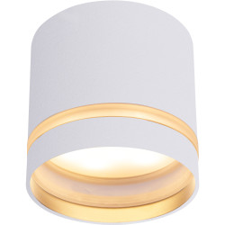 Faretto cilindrico in metallo Split - White
