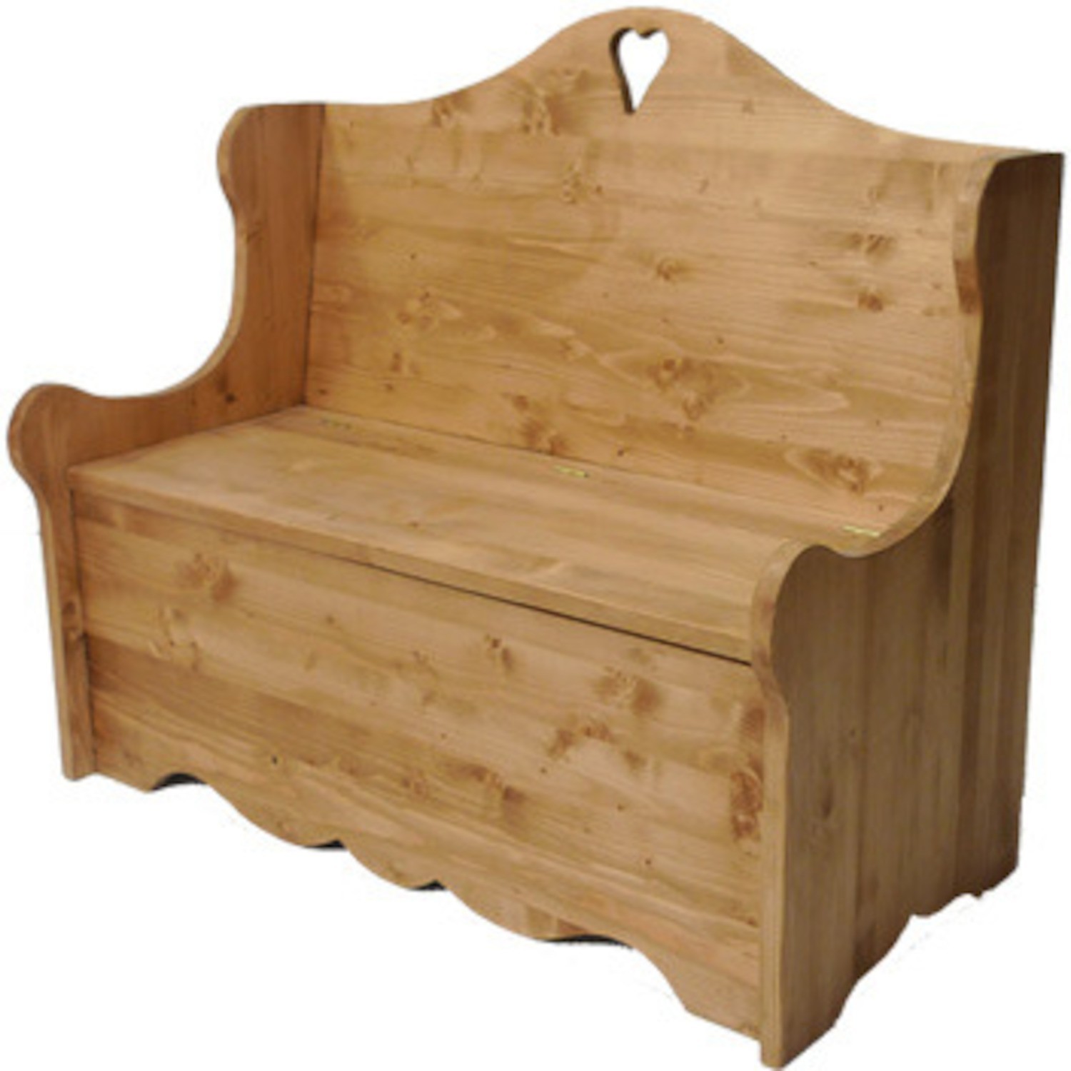Banc Coffre Coeur Cire