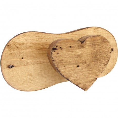 Patère coeur 1 tête