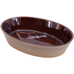 Piccolo piatto da gratin brown
