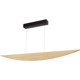 Dubai half-moon pendant light wood/metal