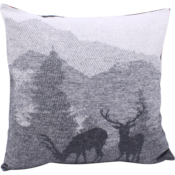 Coussin cerfs/paysage