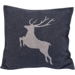 Anthracite deer cushion