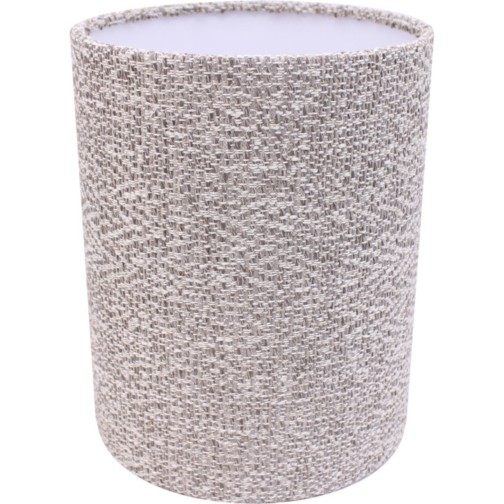 Beige/taupe marl fabric lampshade