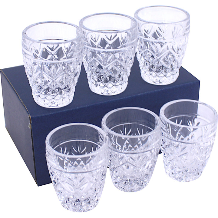 6 lusen liqueur glasses