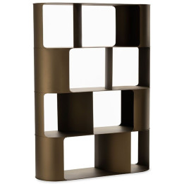 Libreria metallo bronzo