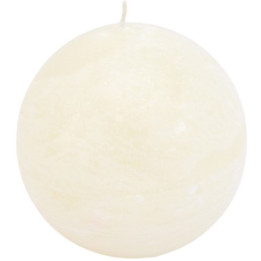 Cream sphere candle