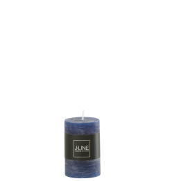 Candela cilindrica blu scuro
