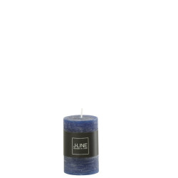 Candela cilindrica blu scuro - 5x7.5