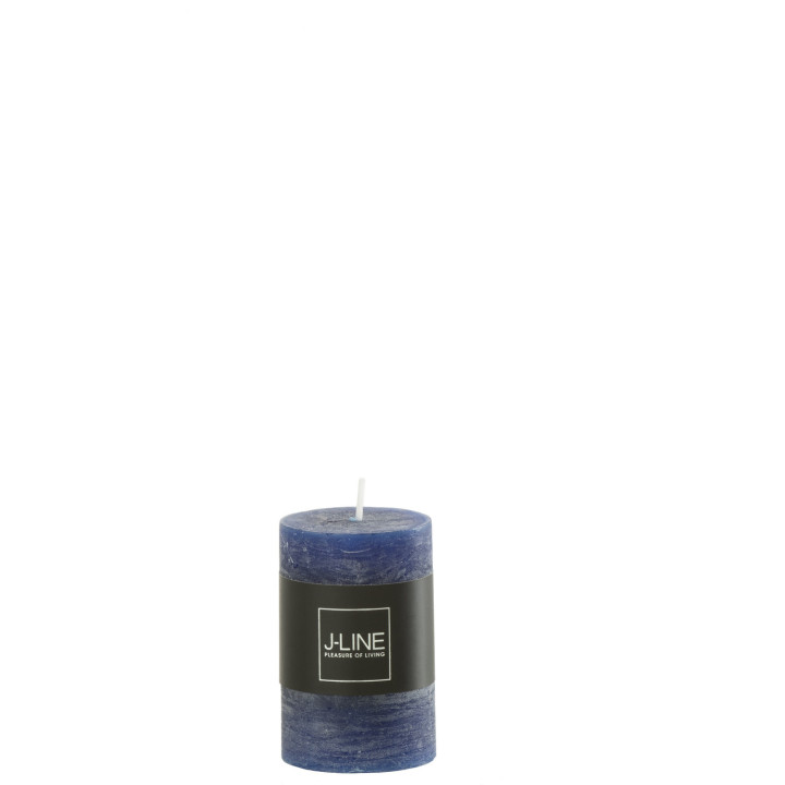 Candela cilindrica blu scuro