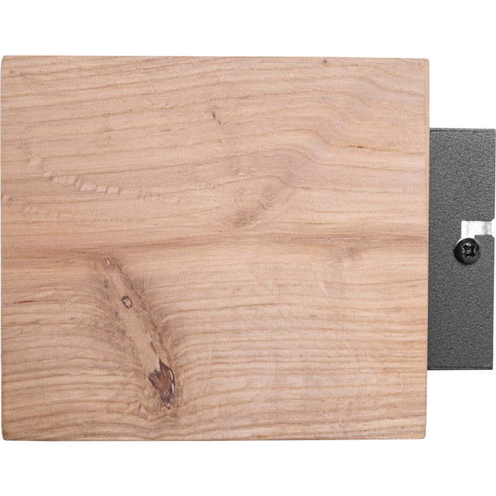 Lampada da parete cubo block wood