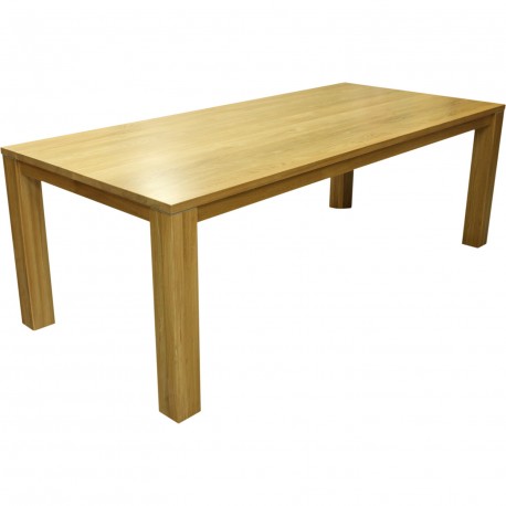 Table concept melbourne 15 avec 2 allonges 50 cm plateau massif