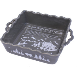 Piatto da forno per tartiflette grigio - 25x7x20
