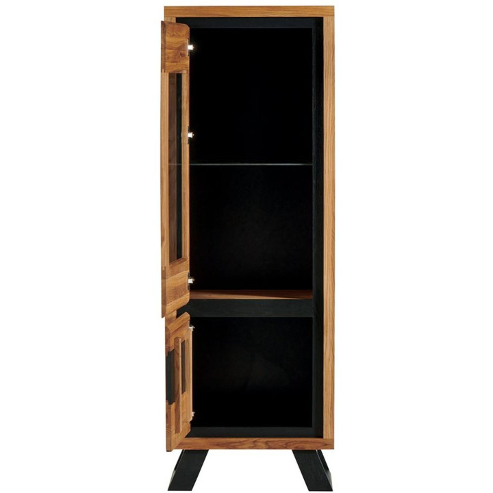 Display cabinet 1 glazed door 1 oak door